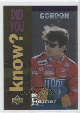 1995 Upper Deck - [Base] - Silver Signatures/Electric Silver #163 - Did You Know? - Jeff Gordon