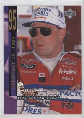 1995 Upper Deck - [Base] - Silver Signatures/Electric Silver #262 - Todd Bodine