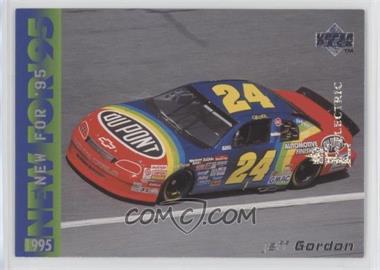 1995 Upper Deck - [Base] - Silver Signatures/Electric Silver #281 - New for '95 - Jeff Gordon