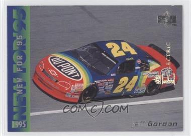 1995 Upper Deck - [Base] - Silver Signatures/Electric Silver #281 - New for '95 - Jeff Gordon