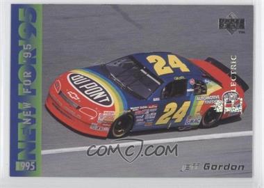 1995 Upper Deck - [Base] - Silver Signatures/Electric Silver #281 - New for '95 - Jeff Gordon