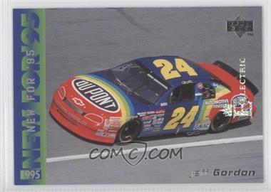 1995 Upper Deck - [Base] - Silver Signatures/Electric Silver #281 - New for '95 - Jeff Gordon