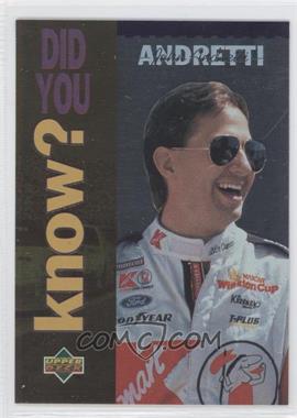1995 Upper Deck - [Base] #174 - Did You Know? - John Andretti