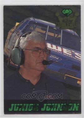 1995 Wheels Crown Jewels - [Base] - Emerald Missing Serial Number #30 - Junior Johnson