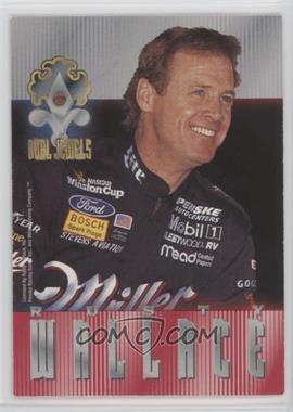 1996 Crown Jewels Elite - Dual Jewels - Garnet #DJ7 - Rusty Wallace, Kenny Wallace /1499 [EX to NM]