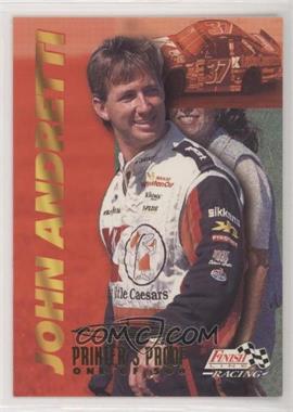 1996 Finish Line Racing - [Base] - Printer's Proof #37 - John Andretti /500