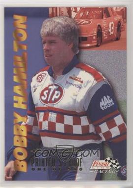 1996 Finish Line Racing - [Base] - Printer's Proof #49 - Bobby Hamilton /500