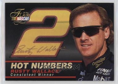 1996 Flair - Hot Numbers #10 - Rusty Wallace