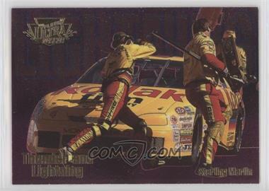 1996 Fleer Ultra NASCAR - Thunder & Lightning #8 - Sterling Marlin