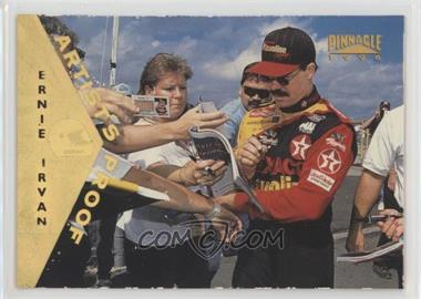 1996 Pinnacle - [Base] - Artist Proof #28 - Ernie Irvan