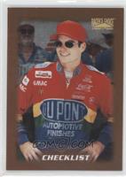 Checklist - Jeff Gordon