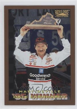 1996 Pinnacle Racer's Choice - [Base] - Speedway Collection Artist's Proof #84 - '95 Winner - Dale Earnhardt