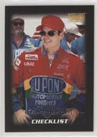 Checklist - Jeff Gordon