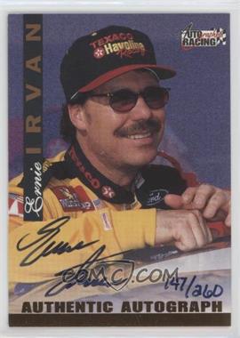 1996 Score Board Autographed Racing - Autographs - Gold #_ERIRP - Ernie Irvan (Portrait) /260