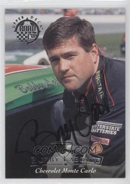 1996 Upper Deck Road to the Cup - Autographs #H9 - Bobby Labonte