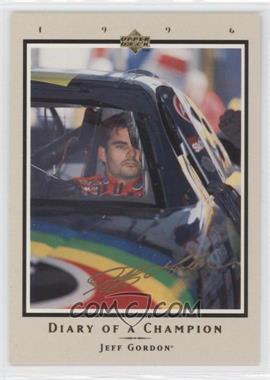 1996 Upper Deck Road to the Cup - Diary of a Champion #DC 10 - Jeff Gordon