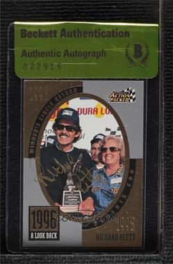 1997 Pinnacle Action Packed - [Base] #67 - 1996 A Look Back - Richard Petty [BAS Beckett Auth Sticker]