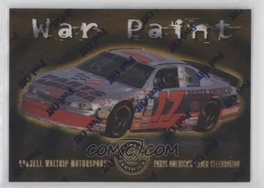 1997 Pinnacle Totally Certified - [Base] - Platinum Gold Promo #69 - War Paint - Darrell Waltrip /49