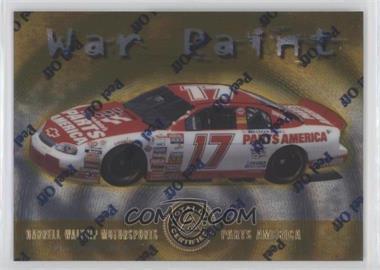 1997 Pinnacle Totally Certified - [Base] - Platinum Gold Promo #70 - War Paint - Darrell Waltrip /49