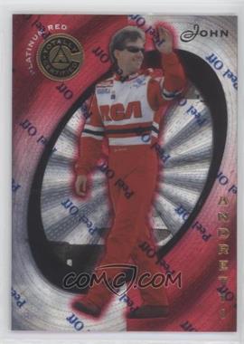 1997 Pinnacle Totally Certified - [Base] - Platinum Red Missing Serial Number #29 - John Andretti /2999