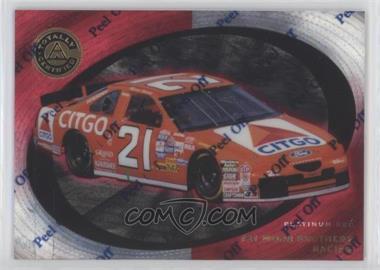 1997 Pinnacle Totally Certified - [Base] - Platinum Red Missing Serial Number #55 - #21 Wood Brothers Racing /2999