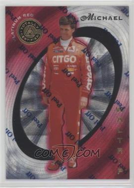 1997 Pinnacle Totally Certified - [Base] - Platinum Red #21 - Michael Waltrip /2999