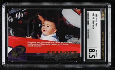 1997 Press Pass - [Base] #45.1 - Chase Elliott (Error: Make - Chevrolet) [CSG 8.5 NM/Mint+]