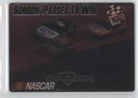 Gordon Passes To Win (Jeff Gordon)