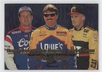 Robby Gordon, Mike Skinner, David Green