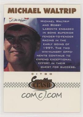 1997 Score Board Autographed Racing - [Base] #45 - Competitors Clash - Bobby Labonte, Michael Waltrip