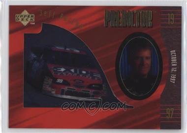 1997 Upper Deck Road to the Cup - Predictor Plus - Cel Winner #PR21 - Jeff Burton