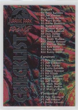 1997 Wheels Jurassic Park - [Base] #61 - Checklist