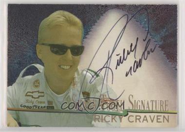 1997 Wheels Race Sharks - Shark Tooth Signatures #ST7 - Ricky Craven /800
