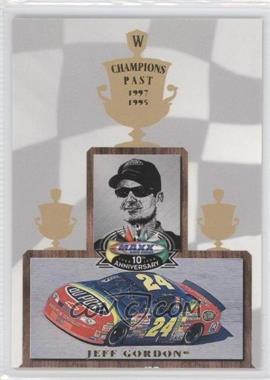 1998 Upper Deck Maxx 10th Anniversary - Champions Past #CP1 - Jeff Gordon