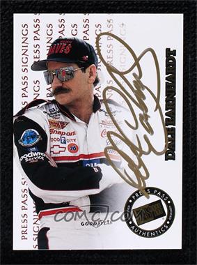 1999 Press Pass - Signings - Gold #_DAEA - Dale Earnhardt /100