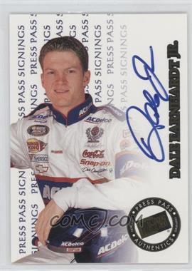 1999 Press Pass - Signings - Gold #_DAEAJ.1 - Dale Earnhardt Jr. (Blue Ink) /125