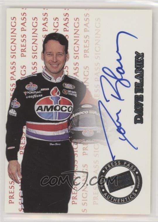 1999 Press Pass - Signings #DABL - Dave Blaney /750