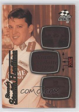 1999 Press Pass Stealth - Stealth Headlines #SH6 - Tony Stewart