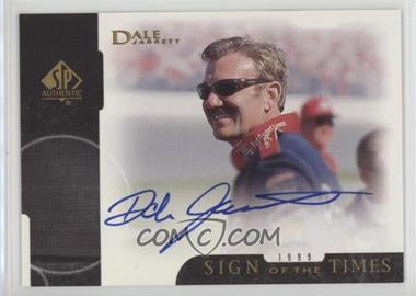 1999 SP Authentic - Sign of the Times #DJ - Dale Jarrett