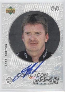 1999 Upper Deck Road to the Cup - Signature Collection - Checkered Flag #JB - Jeff Burton
