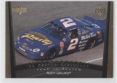 1999 Upper Deck Victory Circle - [Base] - UD Exclusives #81 - Rusty Wallace /99