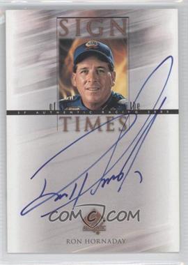 2000 SP Authentic - Sign of the Times #RH - Ron Hornaday