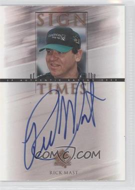 2000 SP Authentic - Sign of the Times #RM - Rick Mast