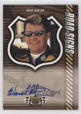 2000 Upper Deck - Road Signs #RS-WB - Ward Burton