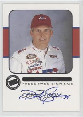 2001 Press Pass - Signings #_DAGR - David Green