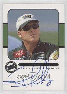 2001 Press Pass - Signings #_ROHO - Ron Hornaday