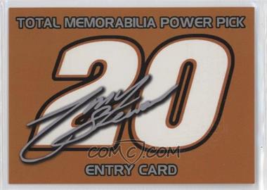 2001 Press Pass - Total Memorabilia Power Pick Entry Cards #TM 5 - Tony Stewart
