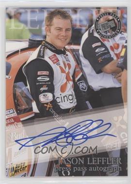 2001 Press Pass - Vertical Autographs #_JALE - Jason Leffler