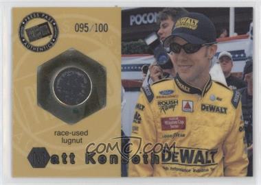 2001 Press Pass Optima - Race-Used Lugnuts - Drivers #LD 7 - Matt Kenseth /100