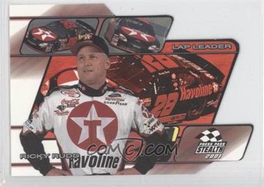 2001 Press Pass Stealth - Lap Leader - Die-Cut #LL 11 - Ricky Rudd